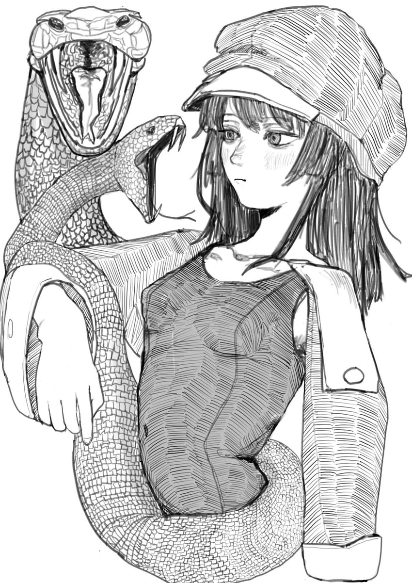 sengoku nadeko and kuchinawa (monogatari and 2 more) drawn by mitiminami777