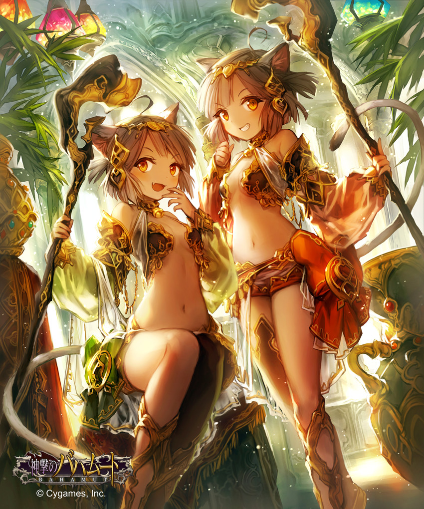 shamu and shama (shingeki no bahamut and 1 more) drawn by lee_hyeseung