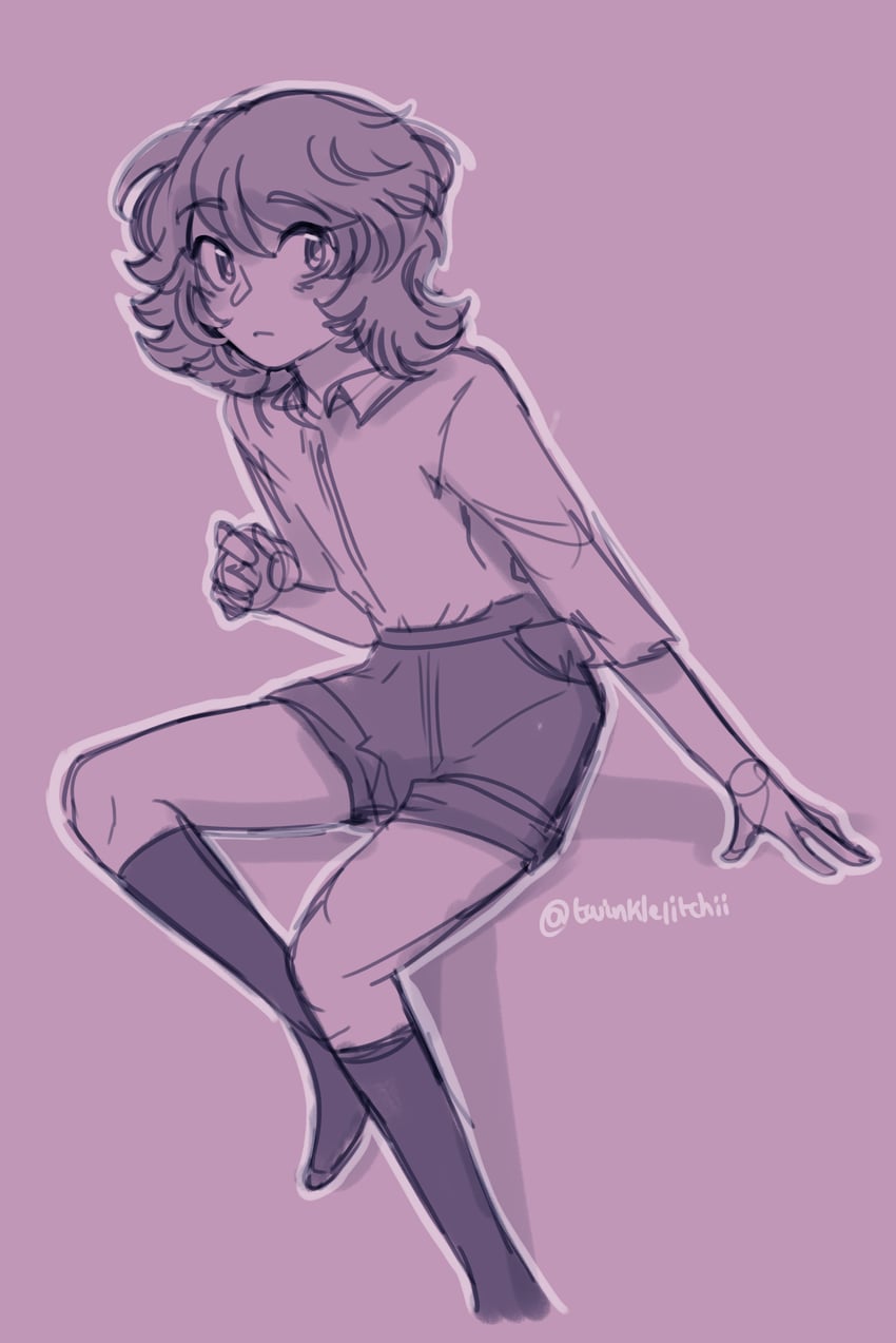 fujisaki chihiro (danganronpa and 1 more) drawn by twinklelitchii