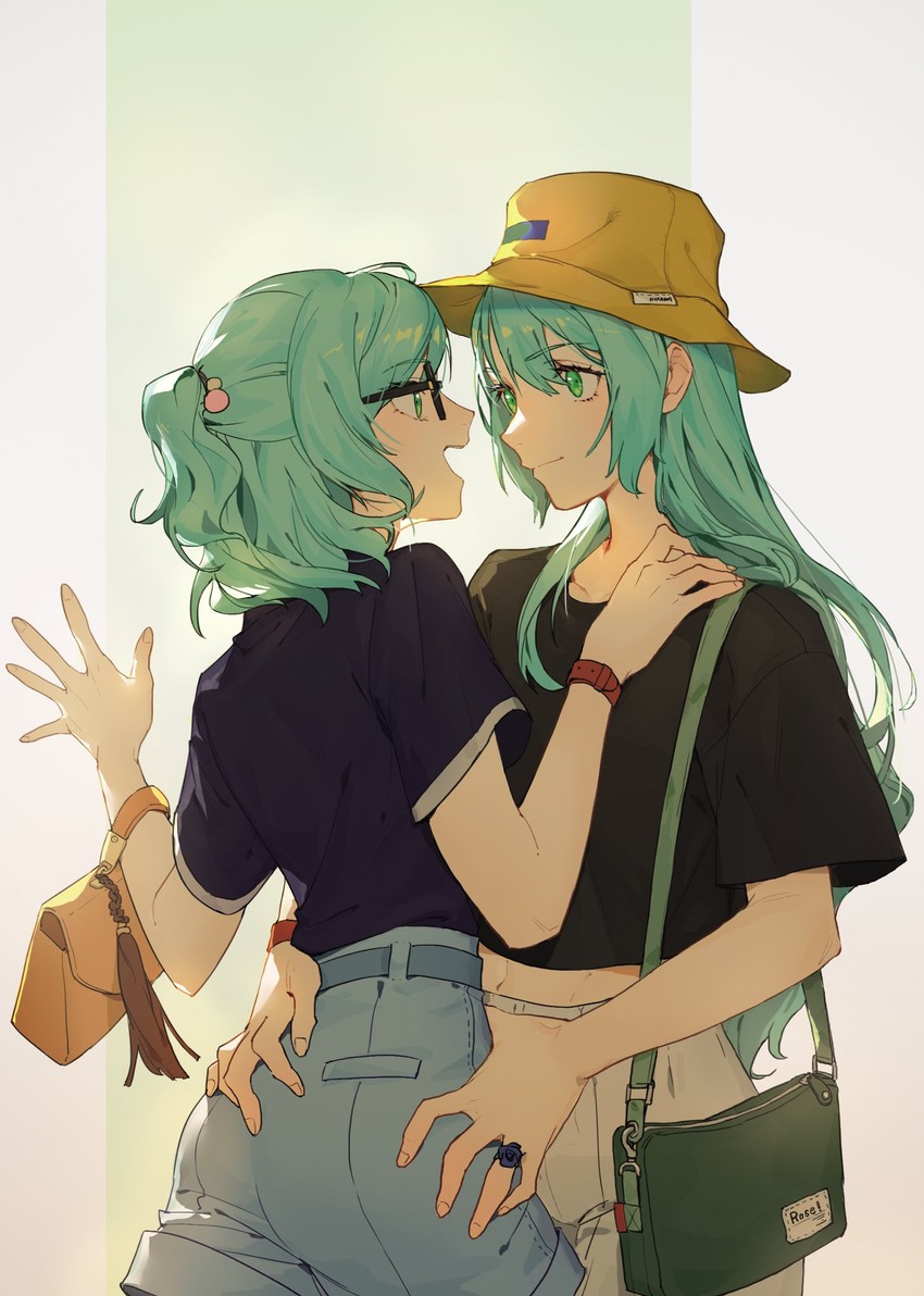hikawa sayo and hikawa hina (bang dream!) drawn by rekari_(rekari628)