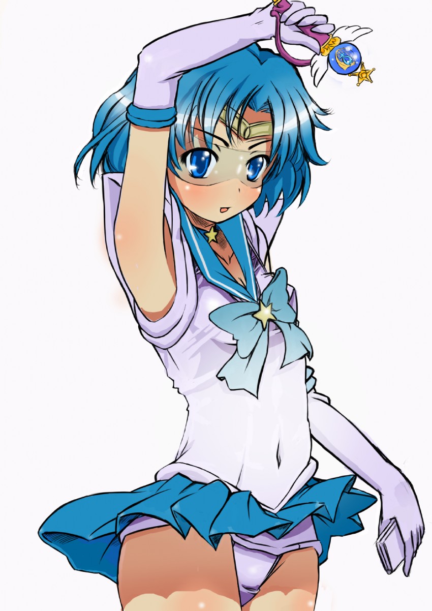 mizuno ami, sailor mercury, and super sailor mercury (bishoujo senshi sailor moon and 1 more) drawn by aburisamon