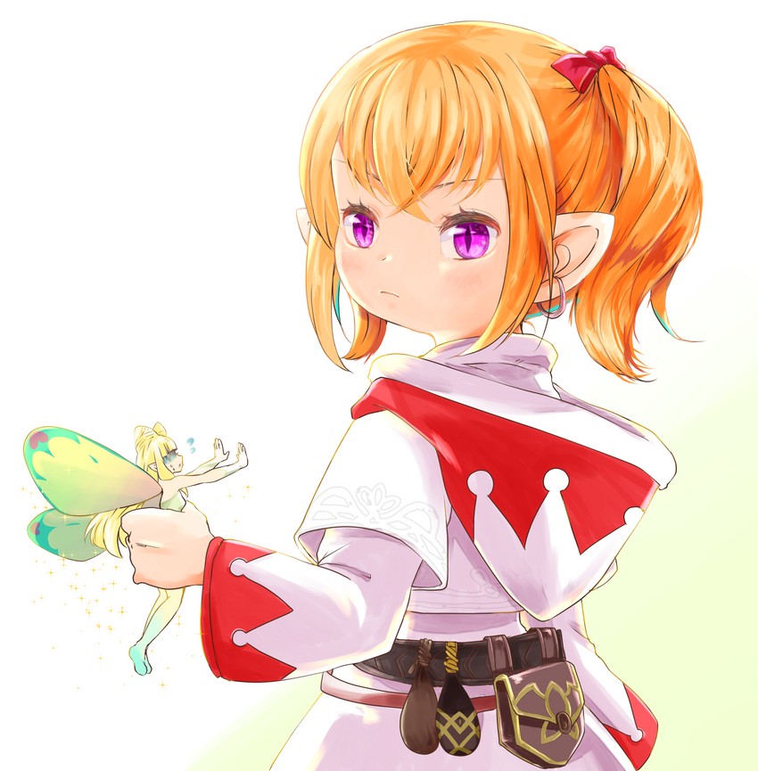 warrior of light, white mage, and eos (final fantasy and 1 more) drawn by mochiko_tsuru
