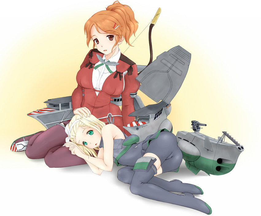 aquila and luigi torelli (kantai collection) drawn by kirio_(ccr00235)