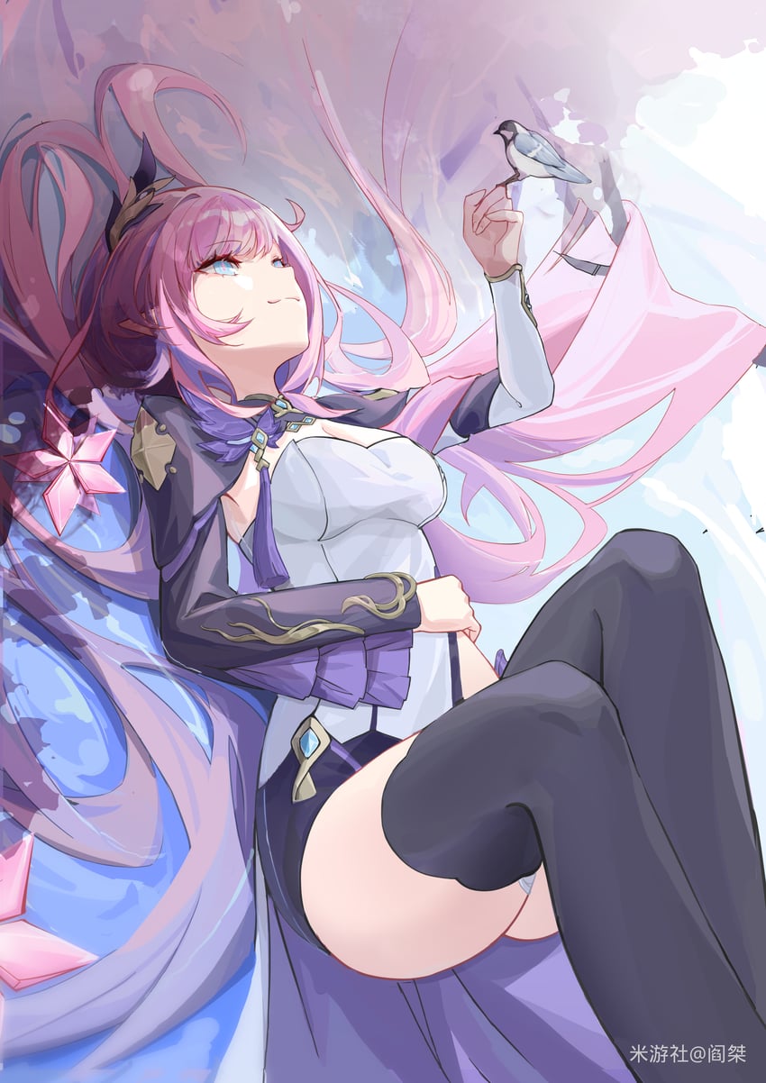 elysia (honkai and 1 more) drawn by yan_jie