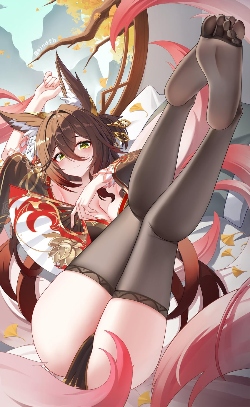 tingyun and fugue (honkai and 1 more) drawn by jndfh