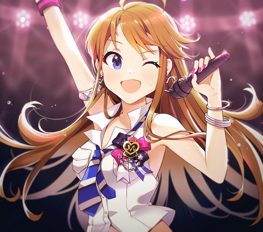 tokoro megumi (idolmaster and 1 more) drawn by pinkiepies2