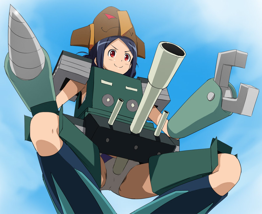 ketsugou shoujo bongo-ko-san (robot girls z) drawn by haruyama_kazunori