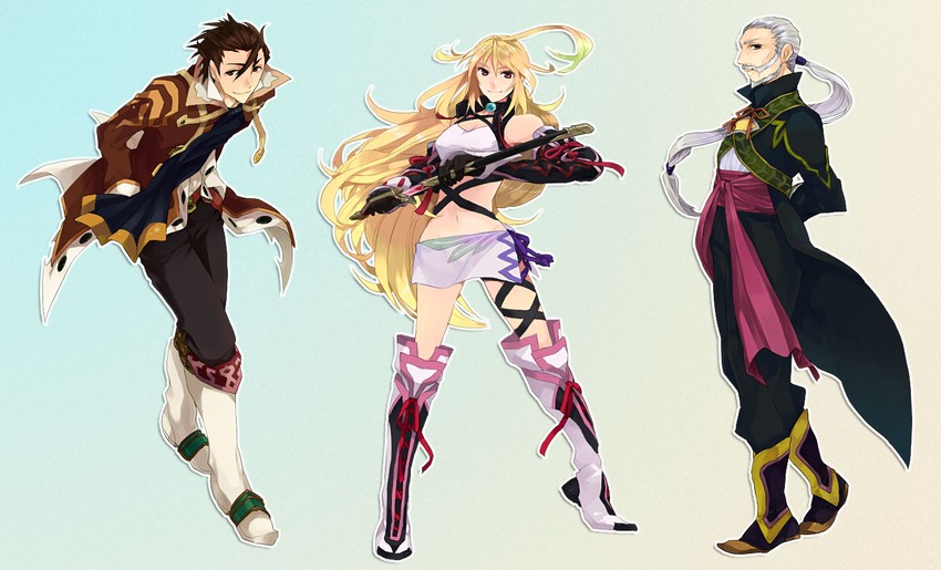 milla maxwell, alvin, and rowen j. ilbert (tales of and 1 more) drawn by agn