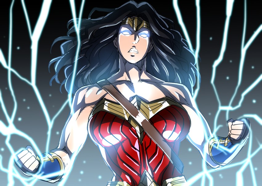 wonder woman (dc comics and 1 more) drawn by shouji_nigou