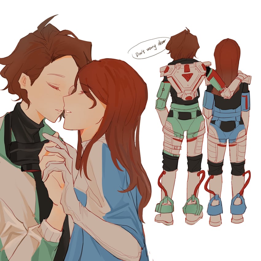 horizon and ashleigh reid (apex legends) drawn by doggycene