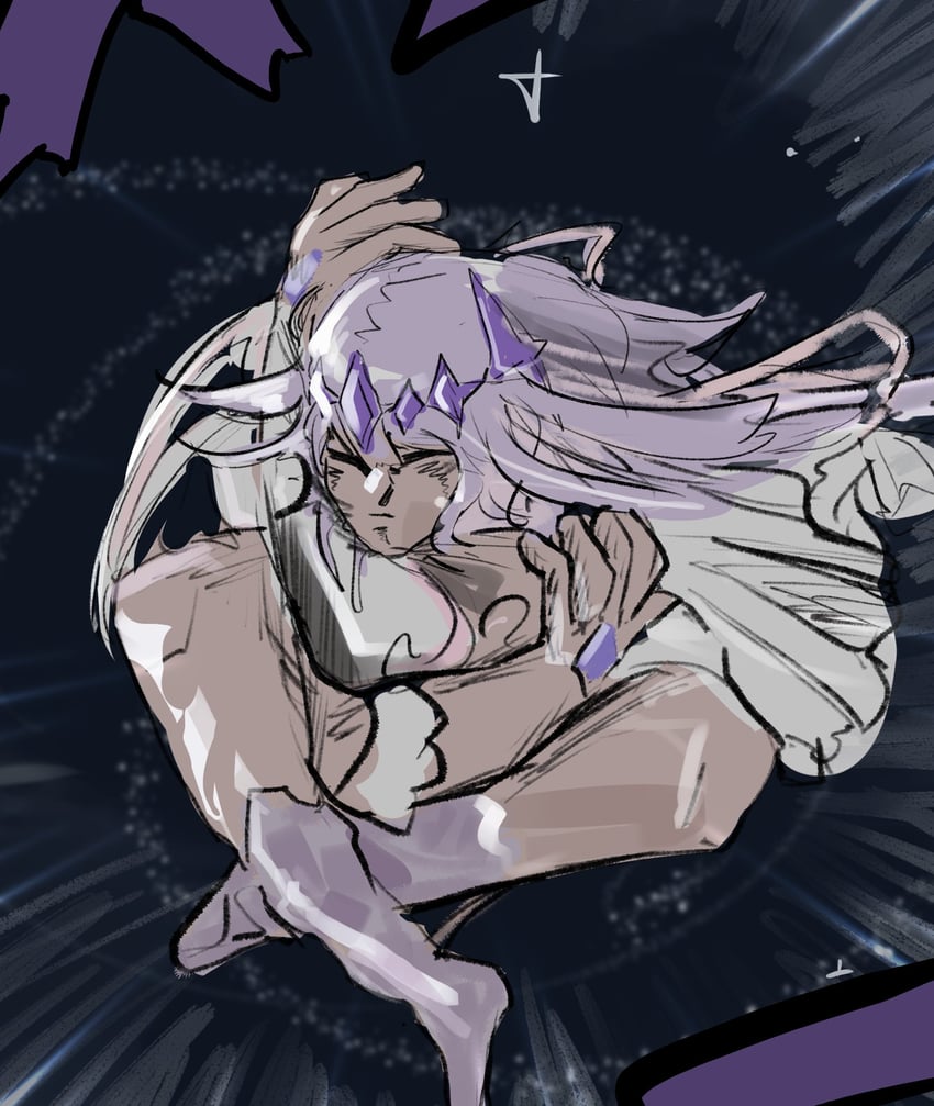 koseki bijou and kars (hololive and 2 more) drawn by nereb_72