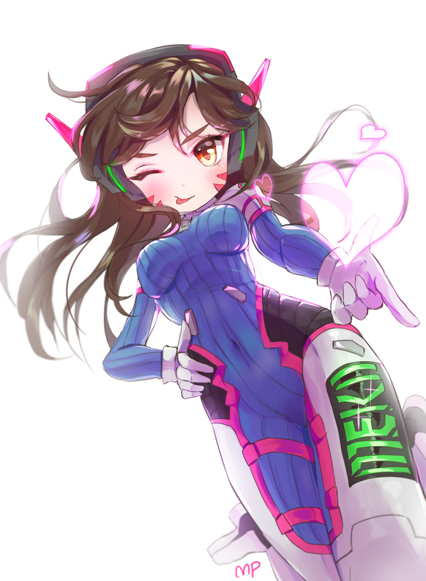 d.va (overwatch and 1 more) drawn by haruri