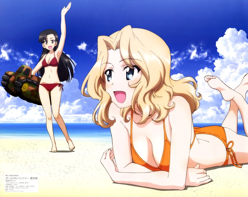kay and nishi kinuyo (girls und panzer and 1 more) drawn by itou_takeshi