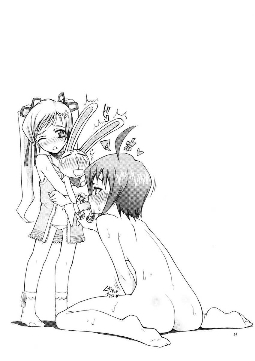 rebecca miyamoto, katagiri himeko, and mesousa (pani poni dash!) drawn by asaki_takayuki