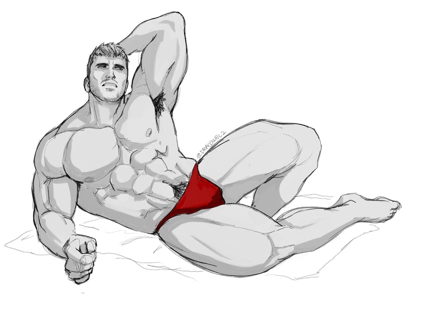 chris redfield (resident evil and 1 more) drawn by dracowel2