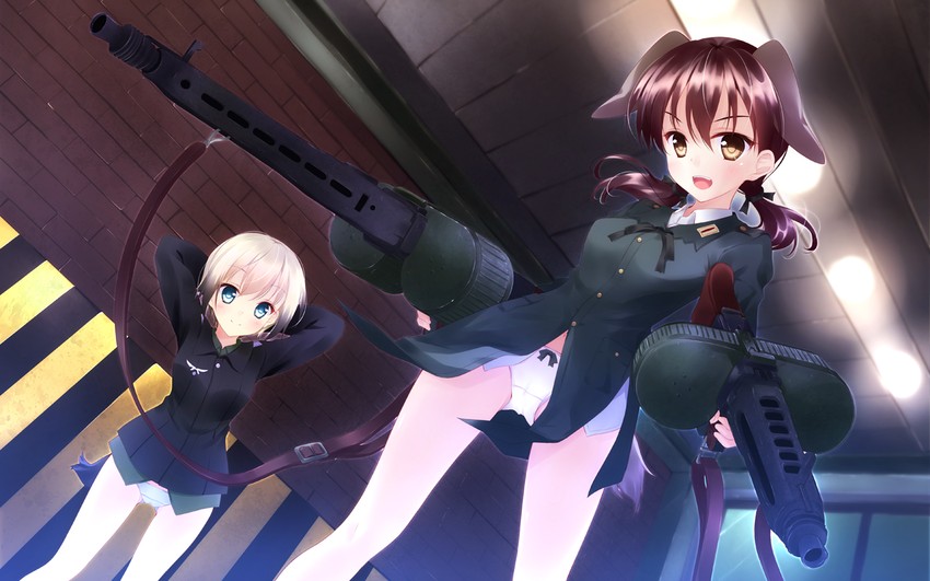 erica hartmann and gertrud barkhorn (world witches series and 1 more) drawn by hayakawa_harui