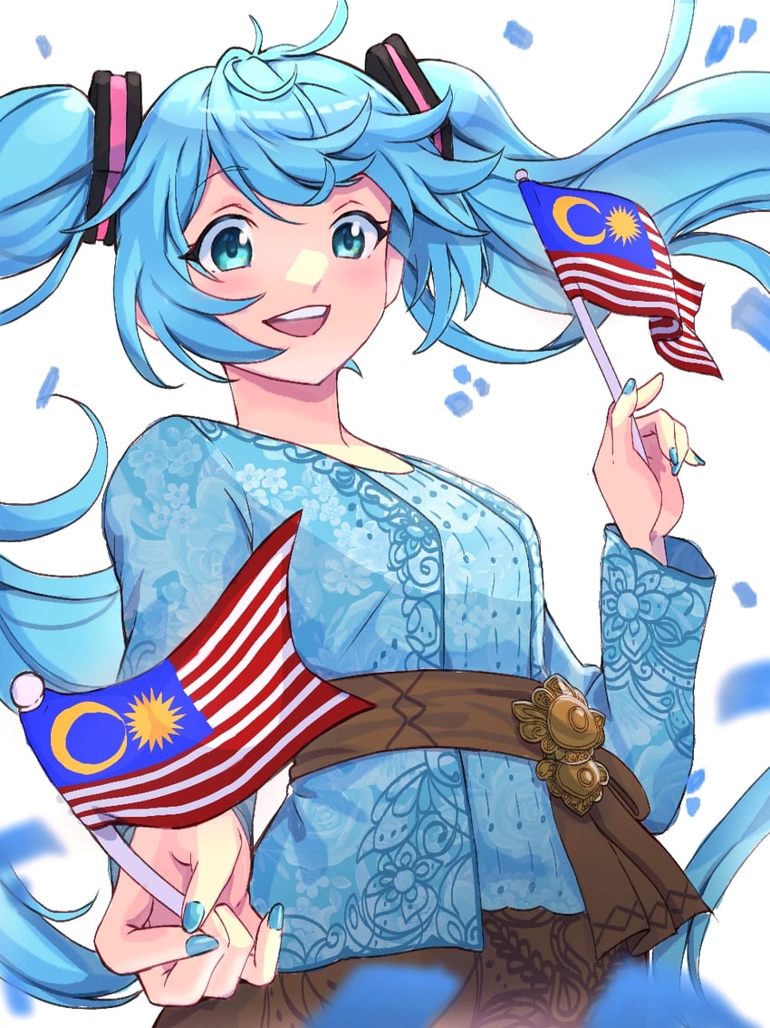 hatsune miku (vocaloid) drawn by exiledawn