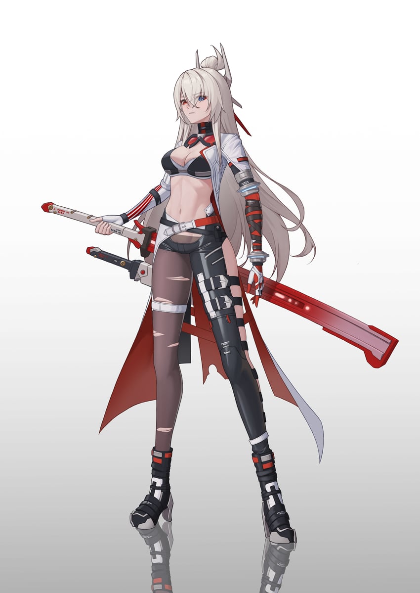 alpha and alpha: crimson weave (punishing: gray raven) drawn by stupid_goose_man