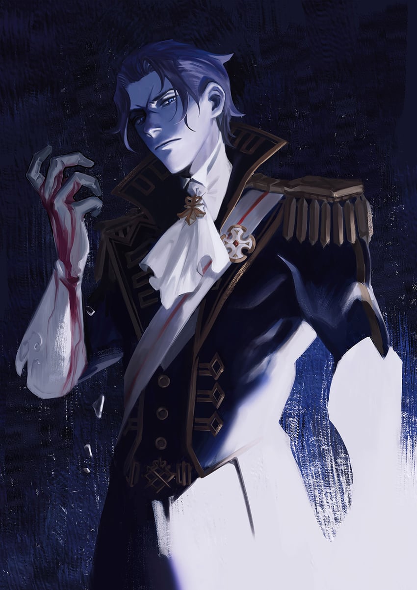 barok van zieks (ace attorney and 1 more) drawn by raycrodu_h