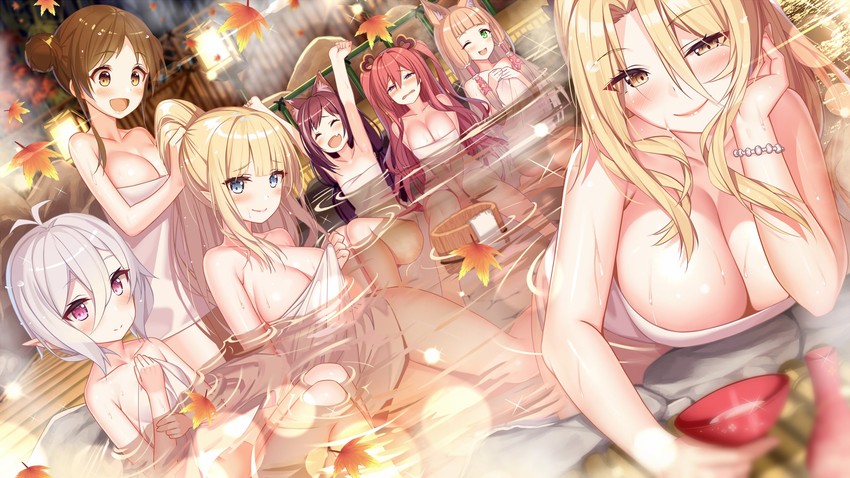 karyl, kokkoro, saren, christina, maho, and 2 more (princess connect!) drawn by akusema