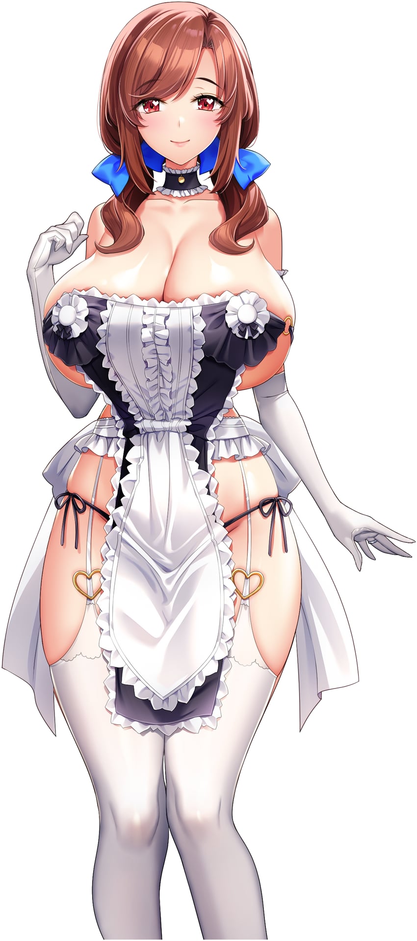myoudou maasa (motto! haramase! honoo no oppai isekai oppai maid gakuen!) drawn by akagi_rio