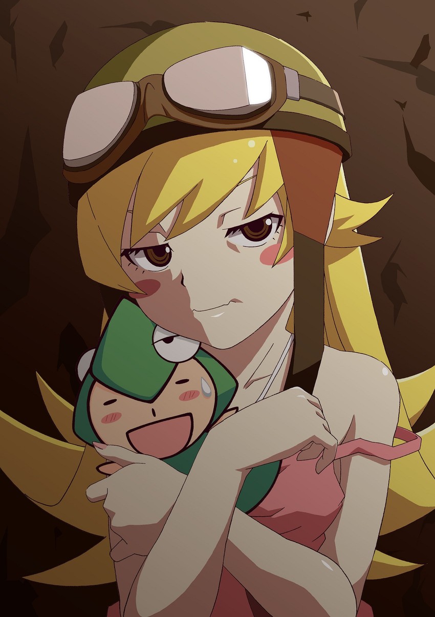 oshino shinobu and ume-sensei (monogatari and 3 more) drawn by kiyukiyutan