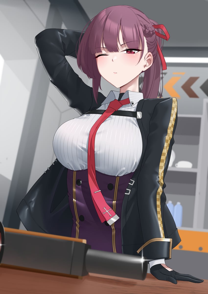 wa2000 and makiatto (girls' frontline and 1 more) drawn by necropoi