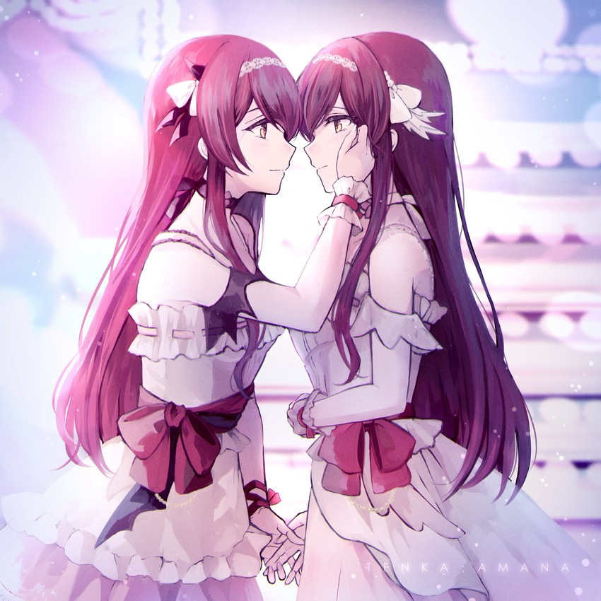 osaki amana and osaki tenka (idolmaster and 1 more) drawn by kumano09_(yaecha0)