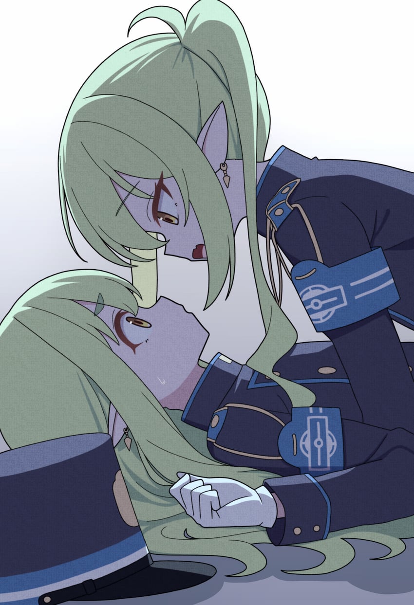hikari and nozomi (blue archive) drawn by vector_(dmlddmld00)