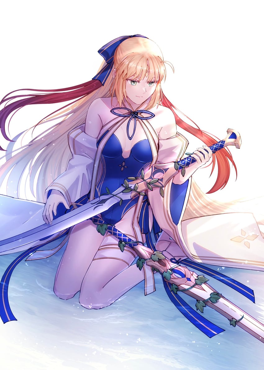 artoria pendragon and artoria caster (fate and 1 more) drawn by yamano_udumi