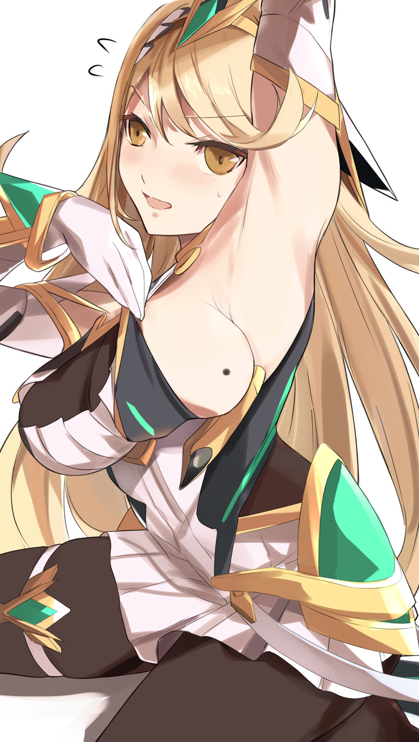 mythra (xenoblade chronicles and 2 more) drawn by tomas_(kaosu22)