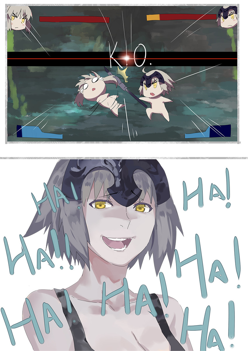 artoria pendragon, jeanne d'arc alter, and saber alter (fate and 2 more) drawn by club3