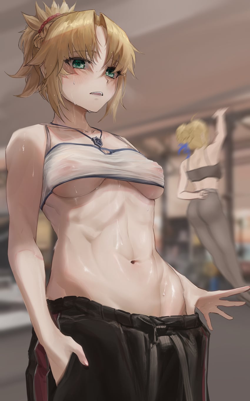 artoria pendragon, saber, and mordred (fate and 1 more) drawn by mookie_(e_mook9)