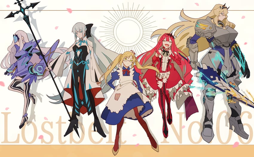 baobhan sith, morgan le fay, melusine, barghest, and united kingdom (fate and 2 more) drawn by kome_043