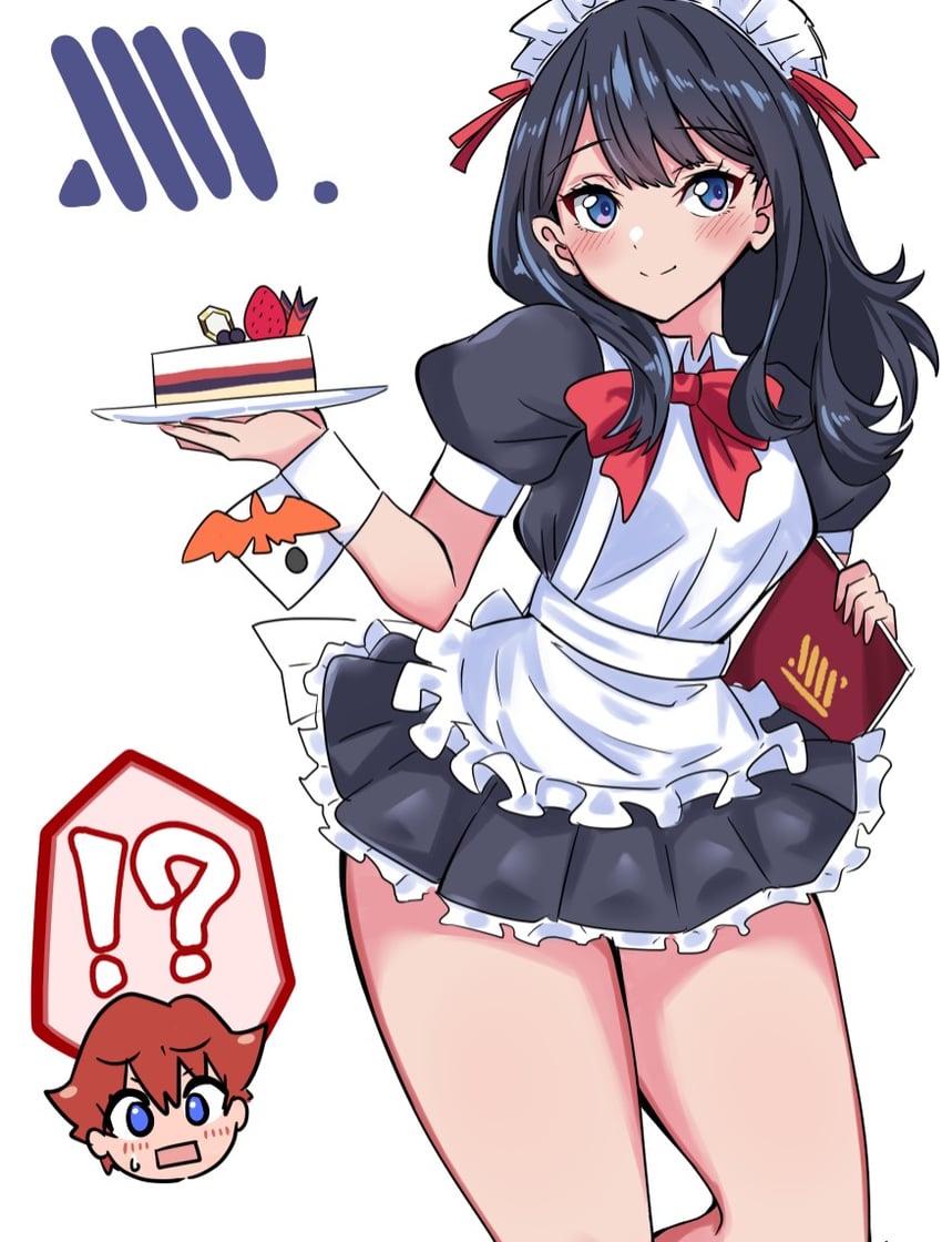 takarada rikka and hibiki yuuta (gridman universe) drawn by freedom_xdrive