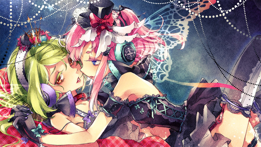 vocaloid and 2 more drawn by reika_(clovia_studio)