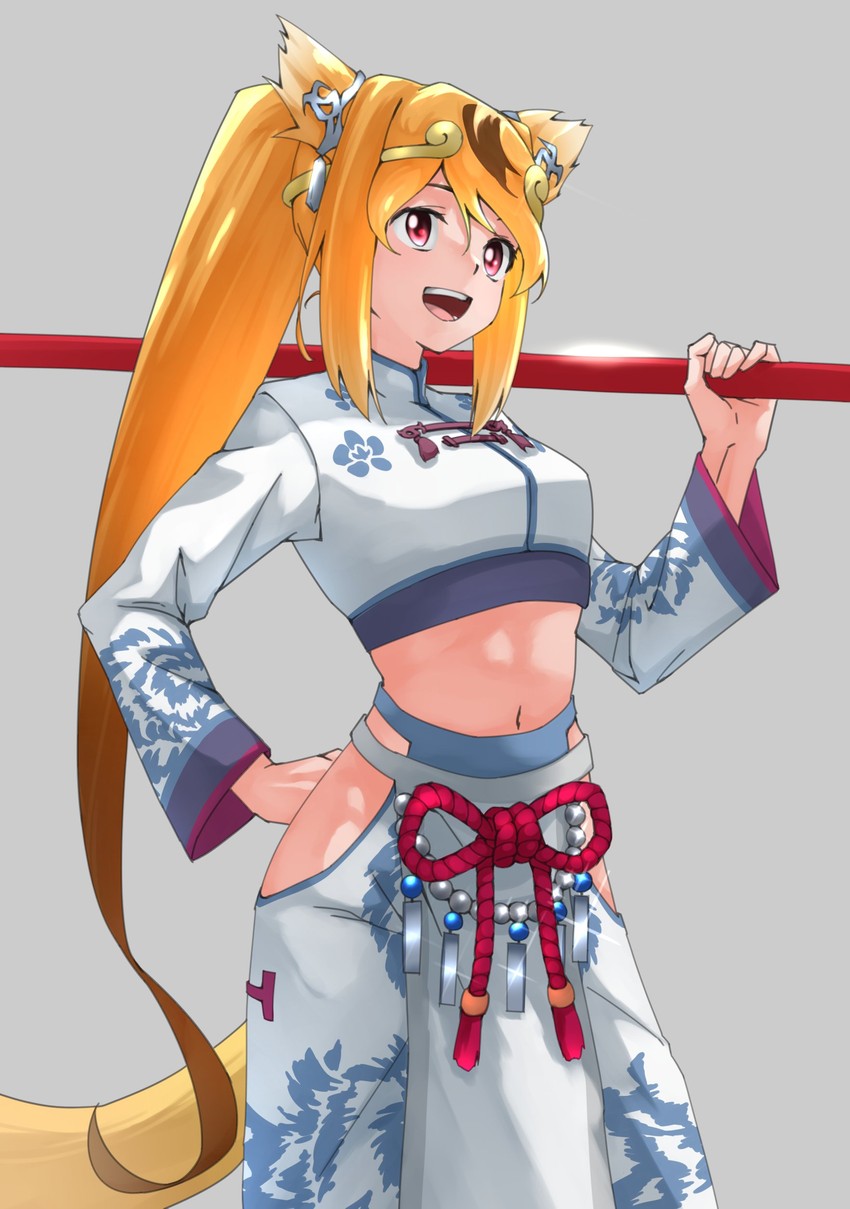 golden snub-nosed monkey (kemono friends and 1 more) drawn by tanabe_(fueisei)