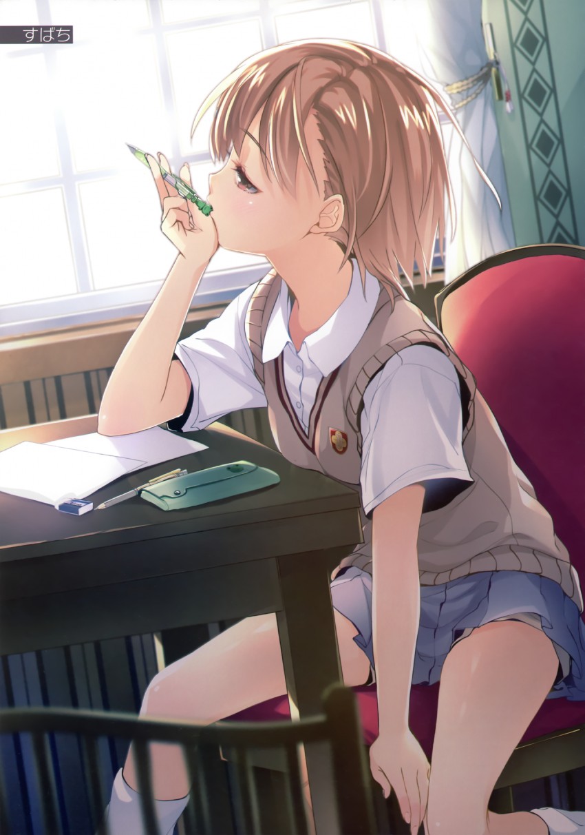 misaka mikoto (toaru majutsu no index and 1 more) drawn by subachi