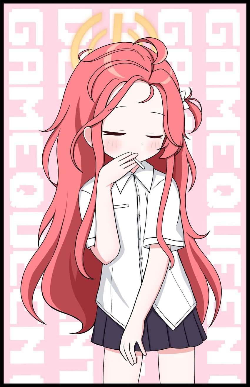 yuzu (blue archive and 1 more) drawn by iisa111111