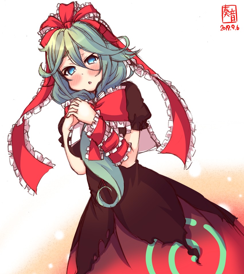 kagiyama hina and yamakaze (touhou and 1 more) drawn by kanon_(kurogane_knights)
