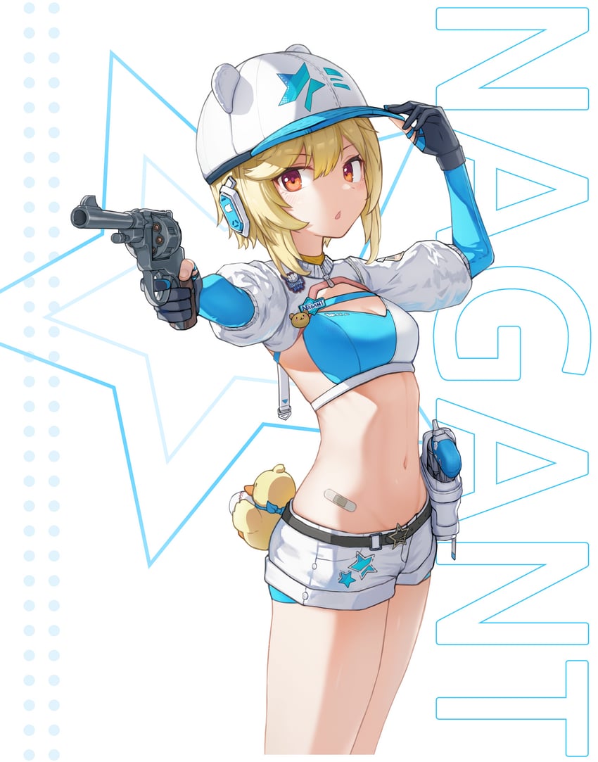 nagant revolver and nagant (girls' frontline and 1 more) drawn by dori_(9720xyz)