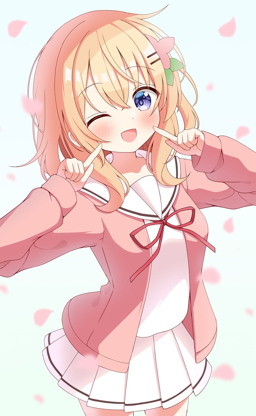 hoto cocoa (gochuumon wa usagi desu ka?) drawn by azel_(laevateinn495)