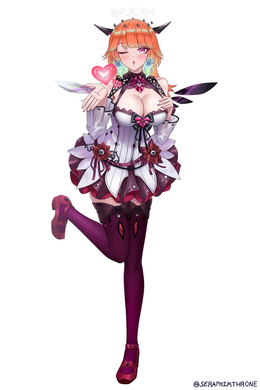 takanashi kiara and irys (hololive and 1 more) drawn by seraphim_throne