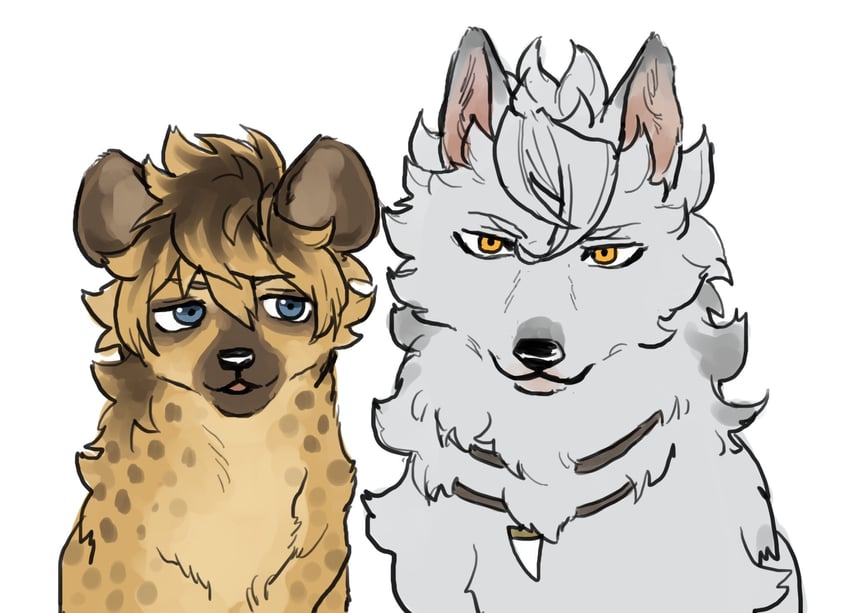 ruggie bucchi and jack howl (twisted wonderland) drawn by mame_moyashi