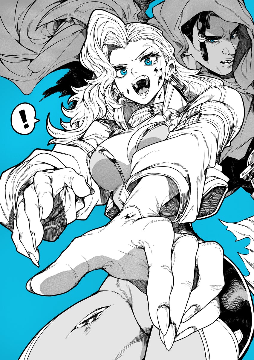 dagger and cloak (marvel and 1 more) drawn by yotsumi_shiro