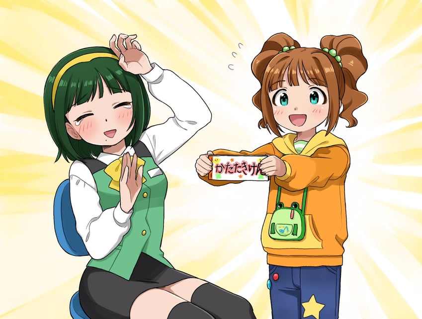takatsuki yayoi and otonashi kotori (idolmaster) drawn by naruse_ill
