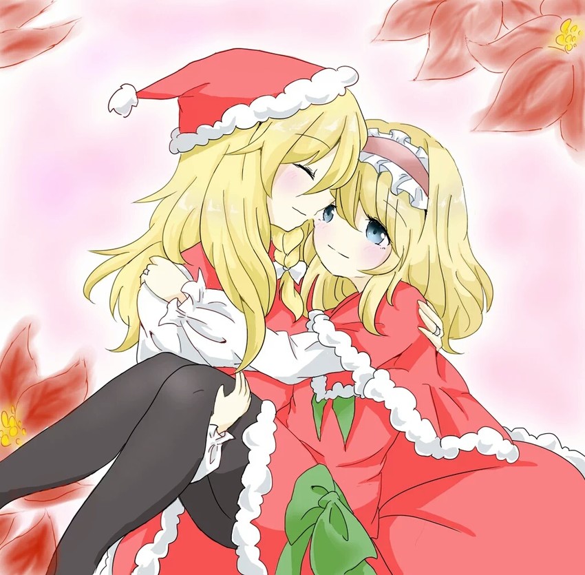 kirisame marisa and alice margatroid (touhou) drawn by yume_suzu_(yumeri)
