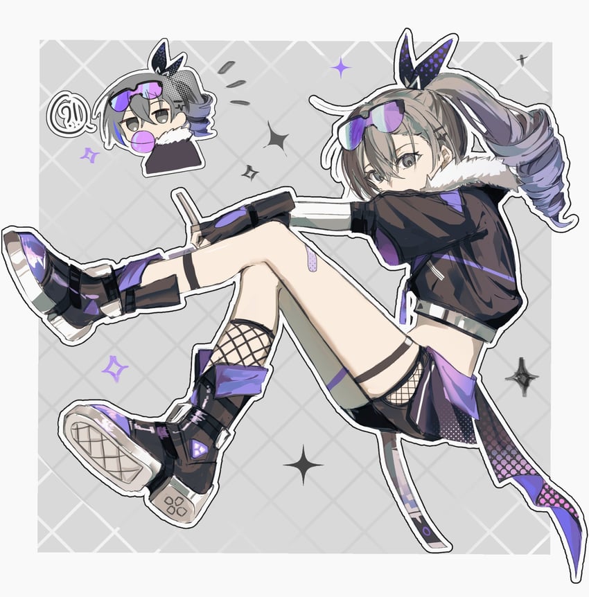 silver wolf (honkai and 1 more) drawn by tdinhphung