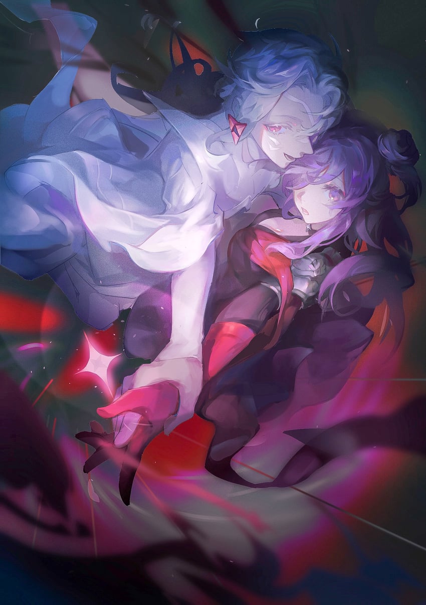 female shez and arval (fire emblem and 2 more) drawn by nanami_(m_os)