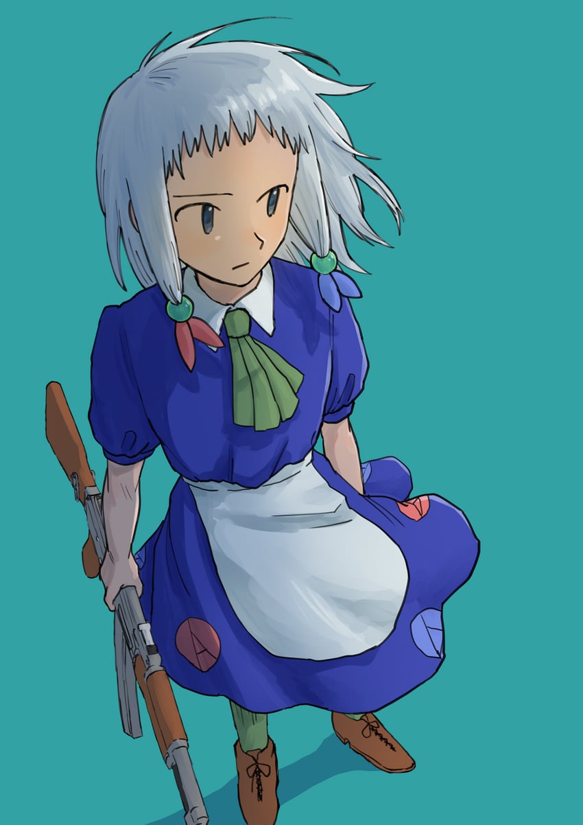 izayoi sakuya (touhou and 1 more) drawn by oh_xlya